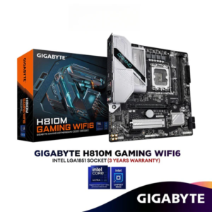 Gigabyte H810M GAMING WIFI6 DDR5 Micro ATX (mATX) Intel LGA1851 Gaming Motherboard | Support Intel Core Ultra Processors